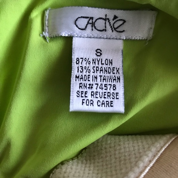 CACH’E, size S, sleeveless women top pistachio ,closing on the back with zipper - Picture 11 of 13